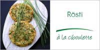 Darégal - recette - Rösti à la ciboulette