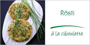 Rösti à la ciboulette