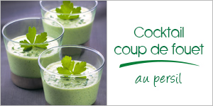 Cocktail coup de fouet au persil